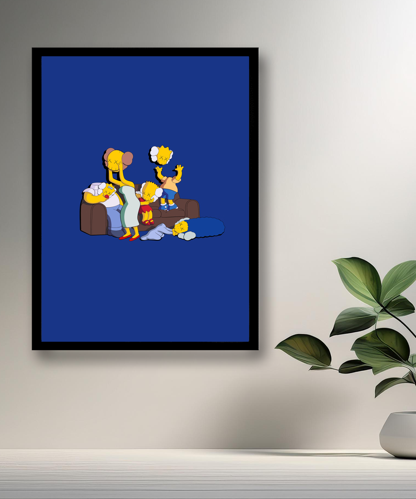 Poster Kaws Les Simpsons