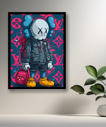 Poster Kaws Louis Vuitton outfit