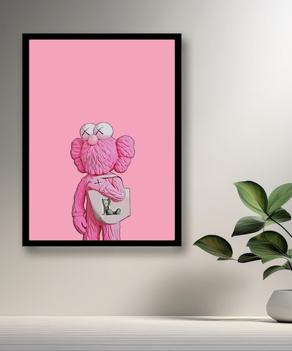 Poster Kaws sac de shopping