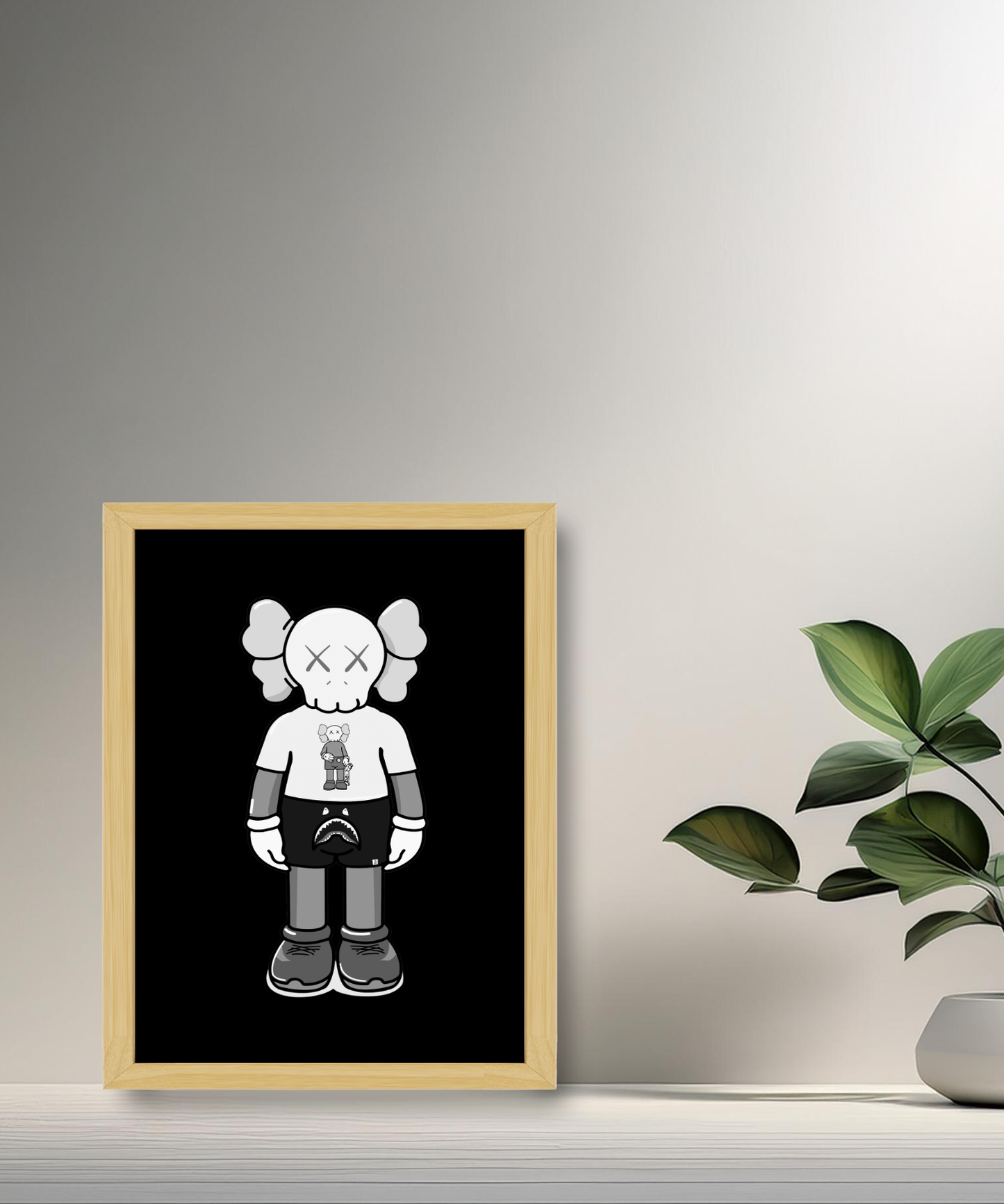 Cadre photo Kaws debout