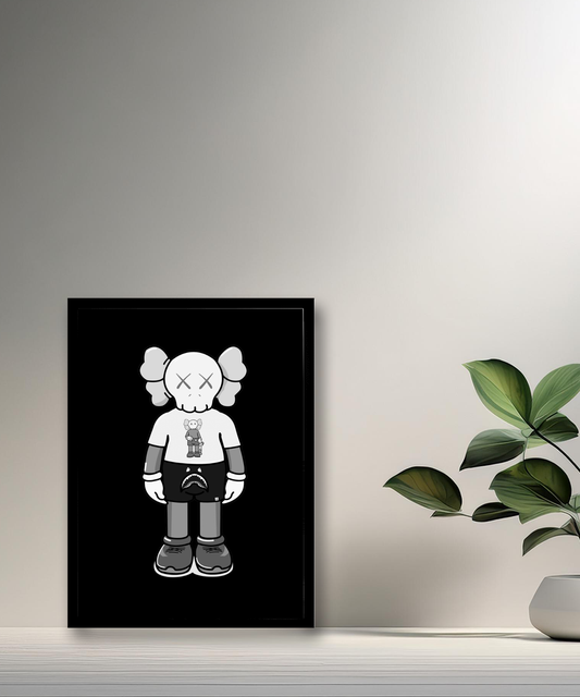 Cadre photo Kaws debout