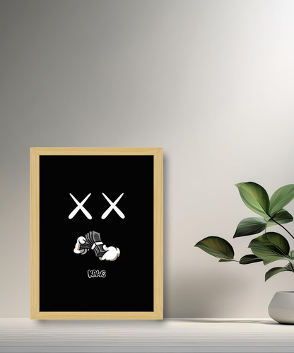 Cadre photo Kaws Dollars