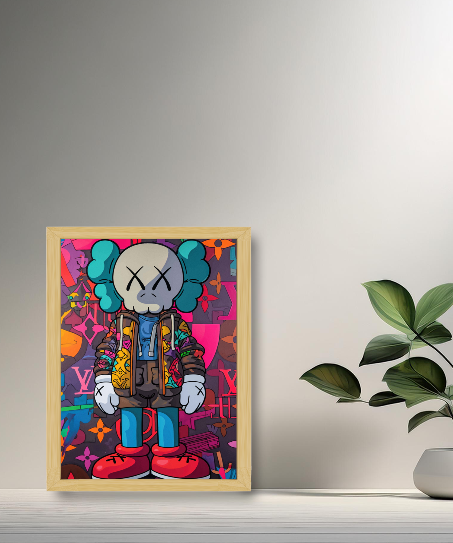 Cadre photo Kaws Louis Vuitton