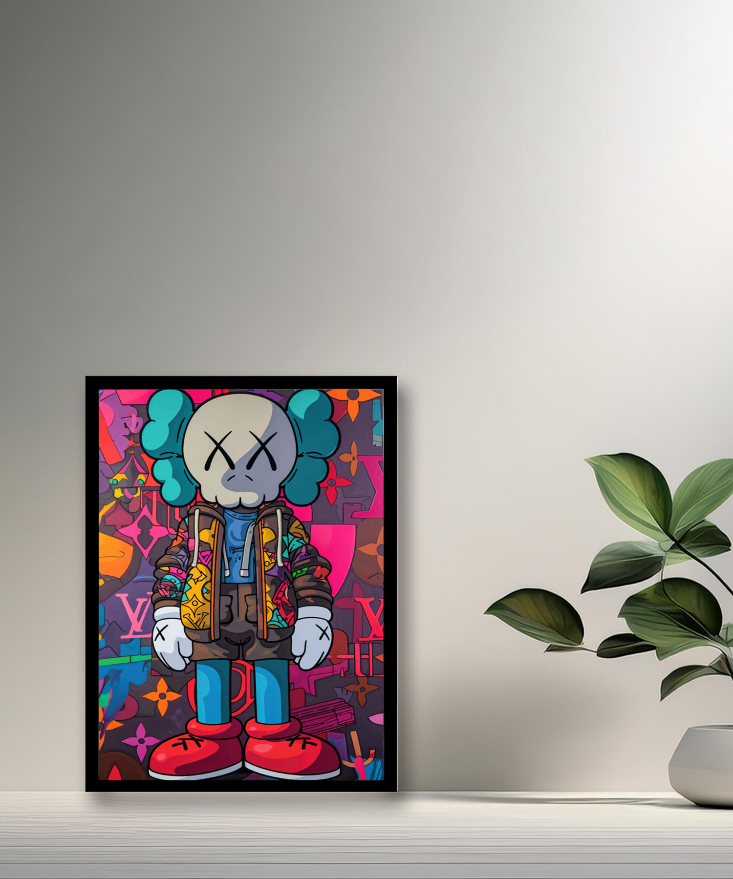 Cadre photo Kaws Louis Vuitton