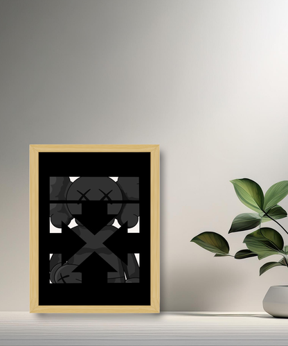 Cadre photo Off-White Kaws