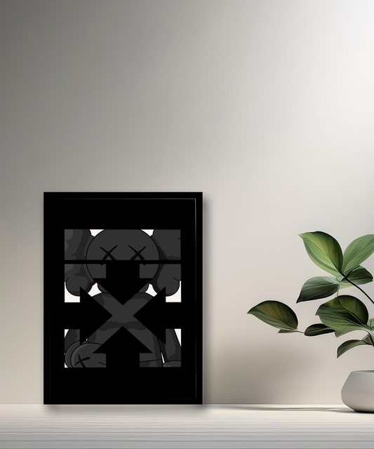 Cadre photo Off-White Kaws
