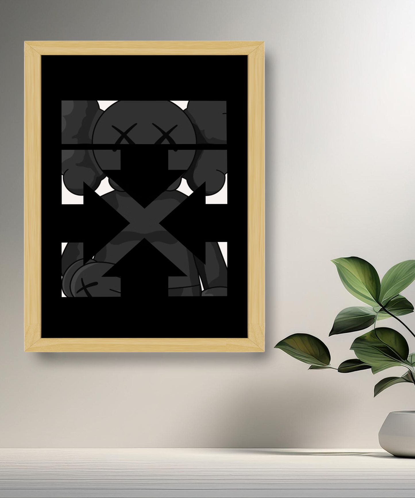 Cadre photo Off-White Kaws