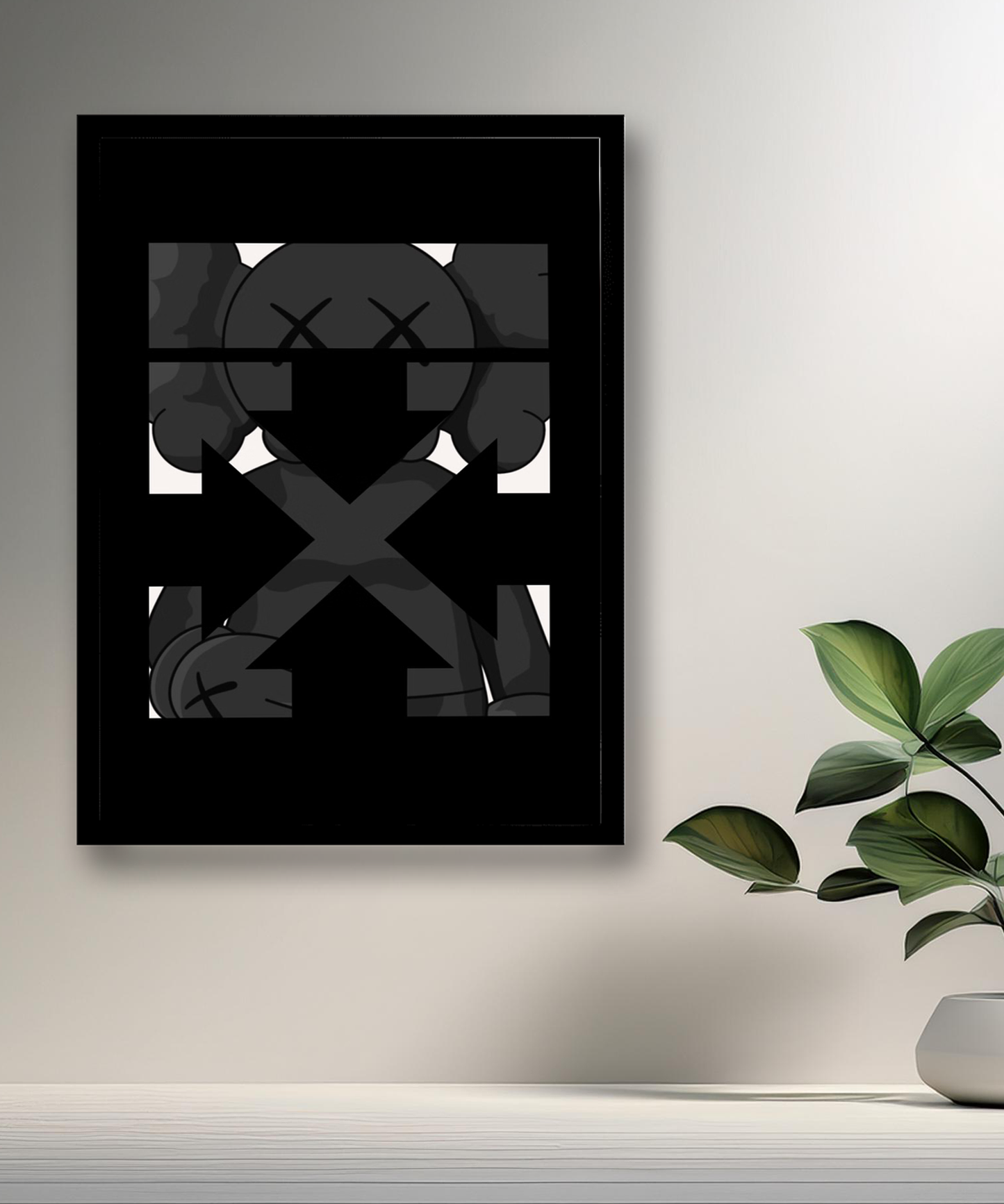 Cadre photo Off-White Kaws
