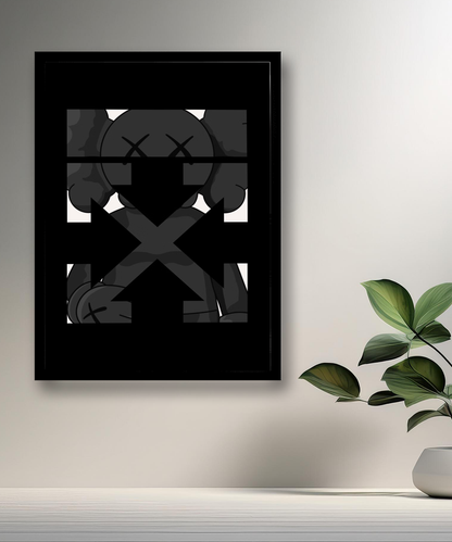 Cadre photo Off-White Kaws