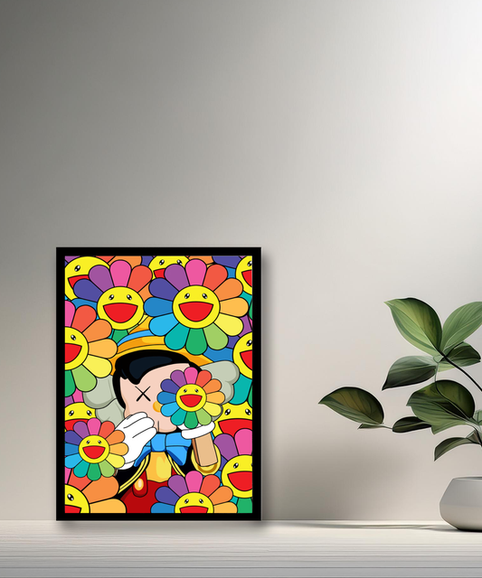 Poster Kaws pinocchio