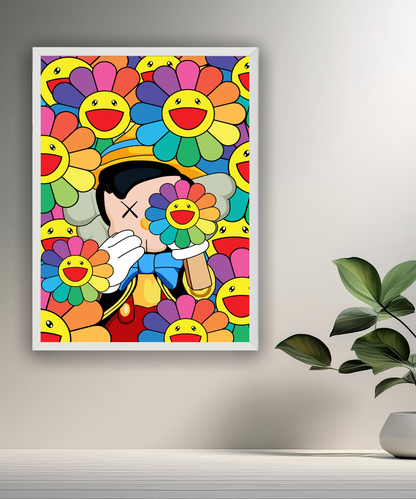 Poster Kaws pinocchio