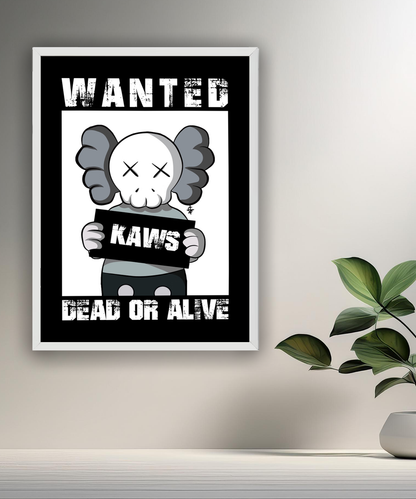Poster Kaws Wanted