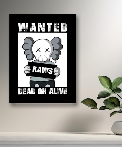 Poster Kaws Wanted