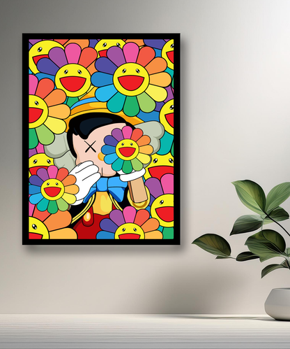 Poster Kaws pinocchio