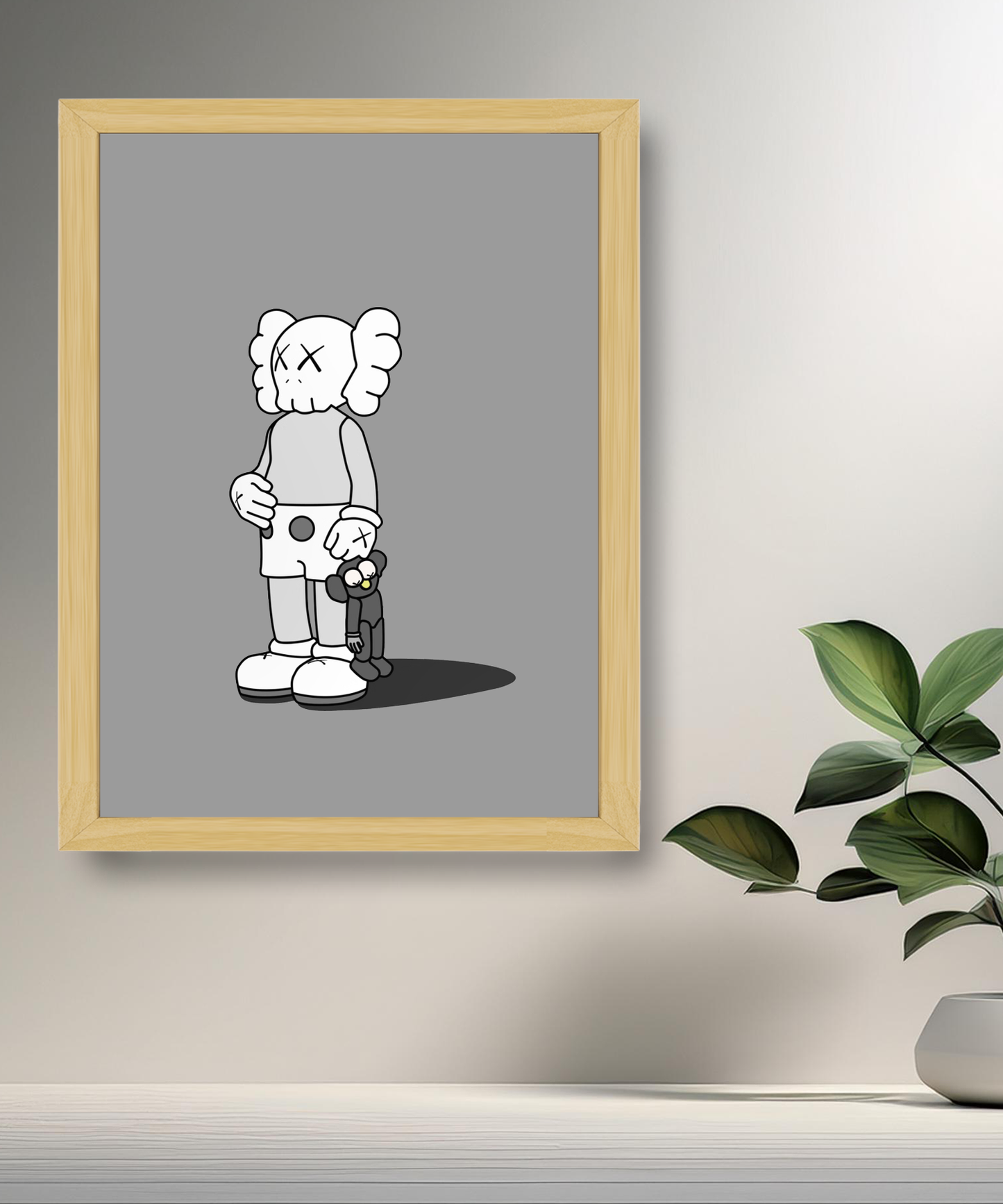 Cadre photo Kaws Pyjama