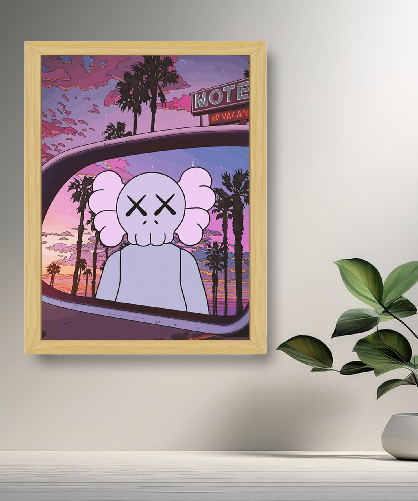 Cadre photo Kaws Chill