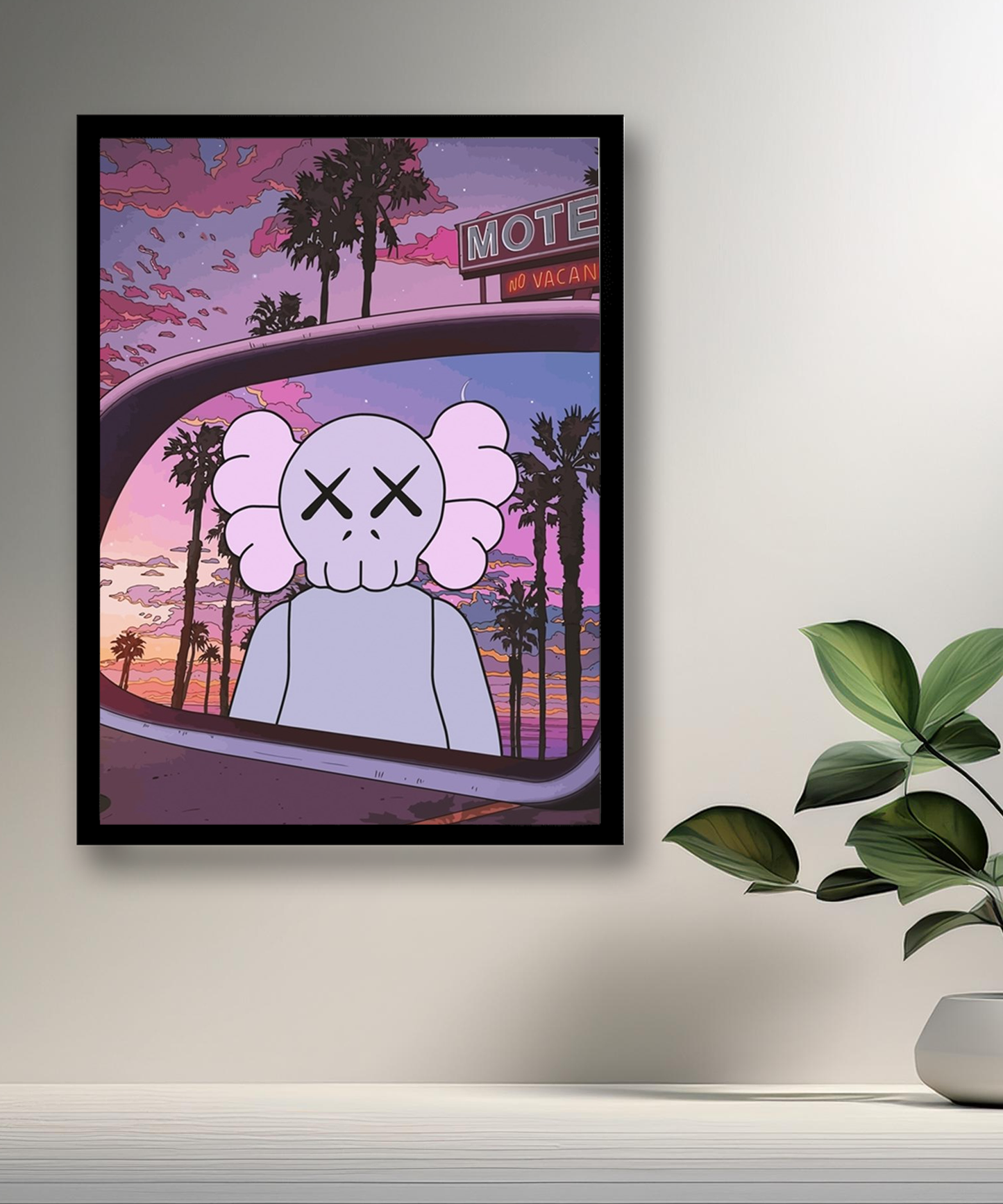 Cadre photo Kaws Chill