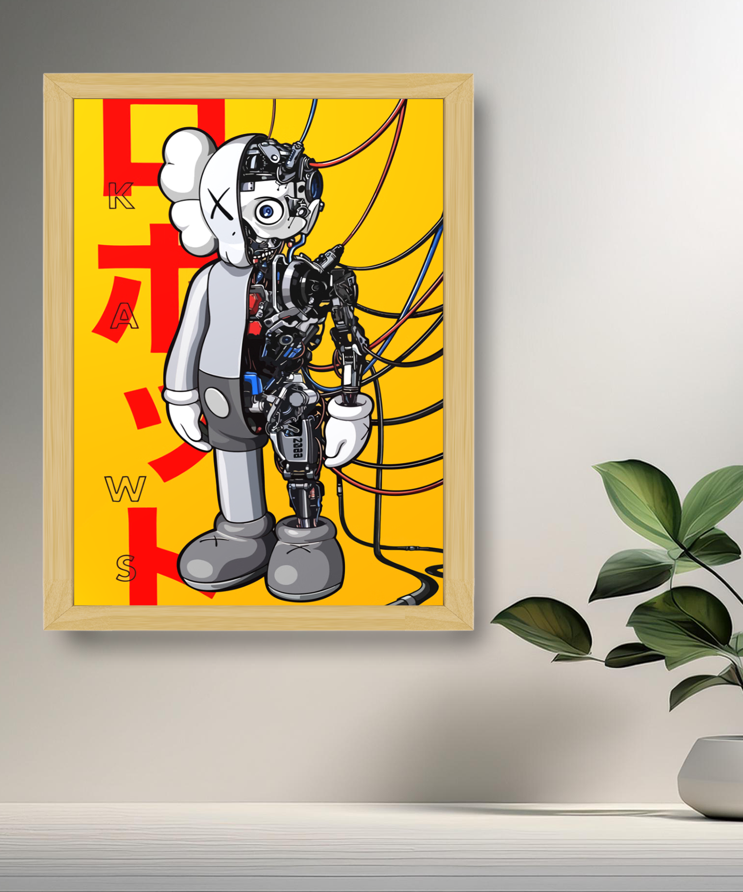 Cadre photo Kaws Robot