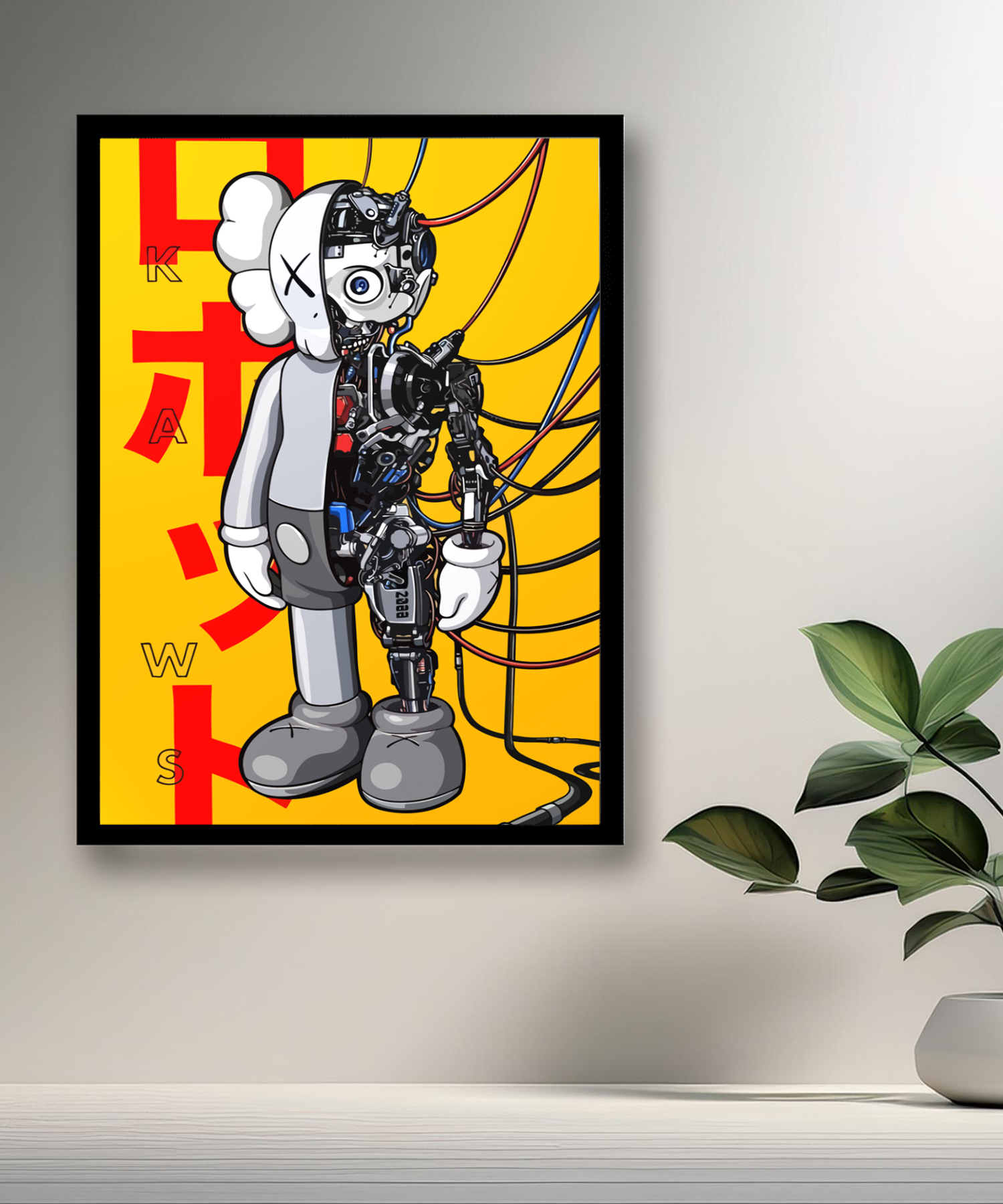 Cadre photo Kaws Robot