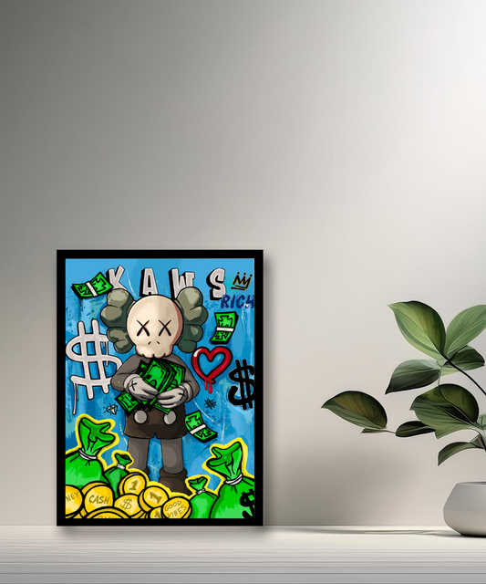 Poster Kaws money