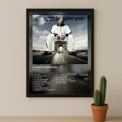 Cadre photo Album La fierté des nôtres Rohff