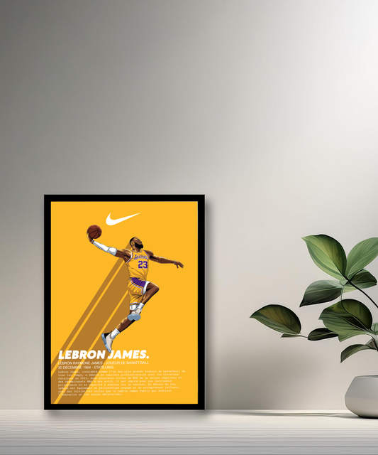 Cadre photo Lebron James NBA