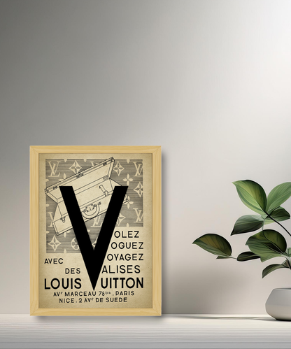 Cadre photo Louis Vuitton illustration