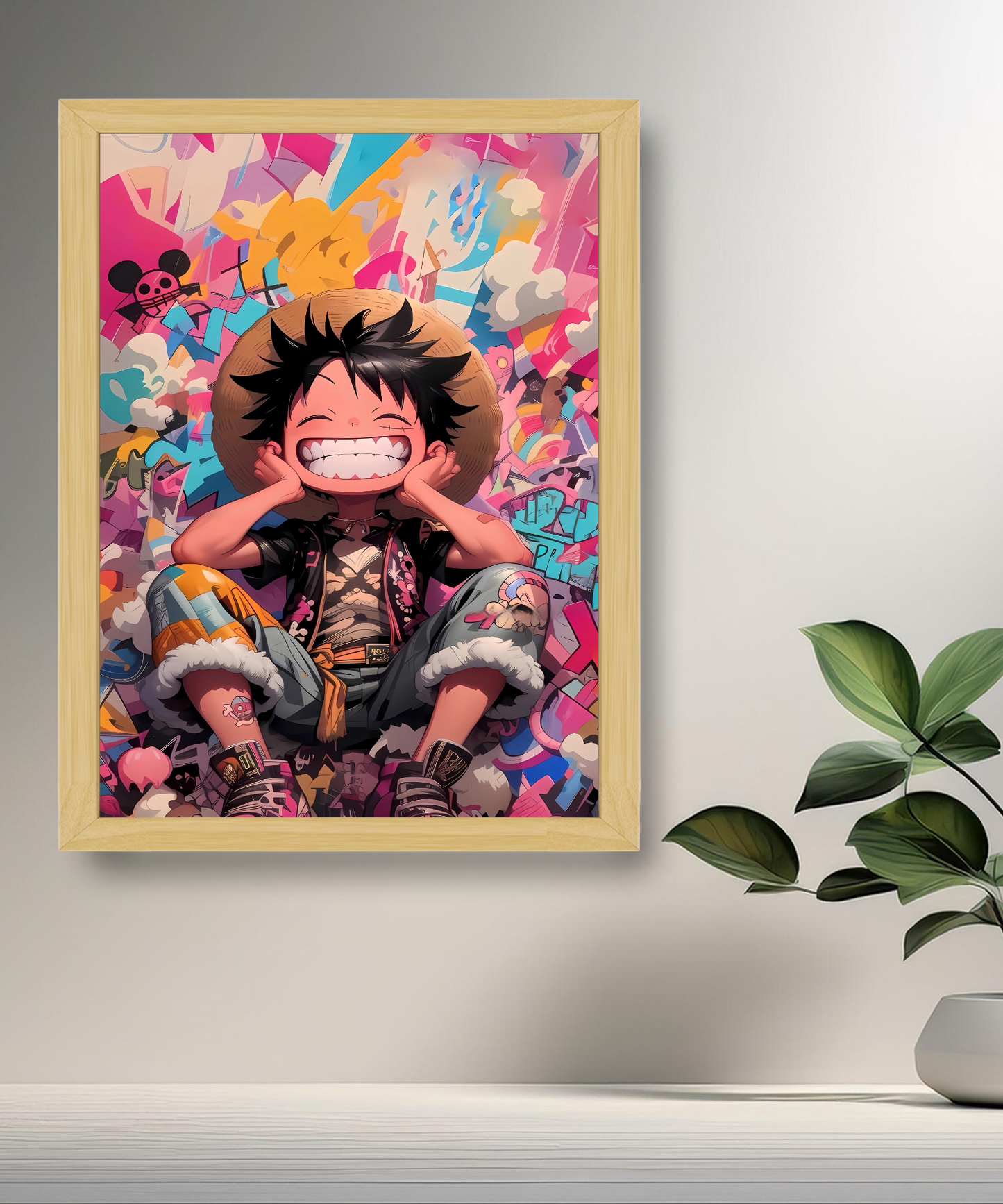 Cadre photo Luffy One Piece