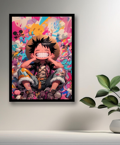 Cadre photo Luffy One Piece