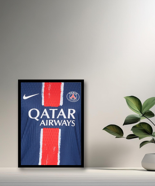PSG-Heimtrikot-Fotorahmen 2025