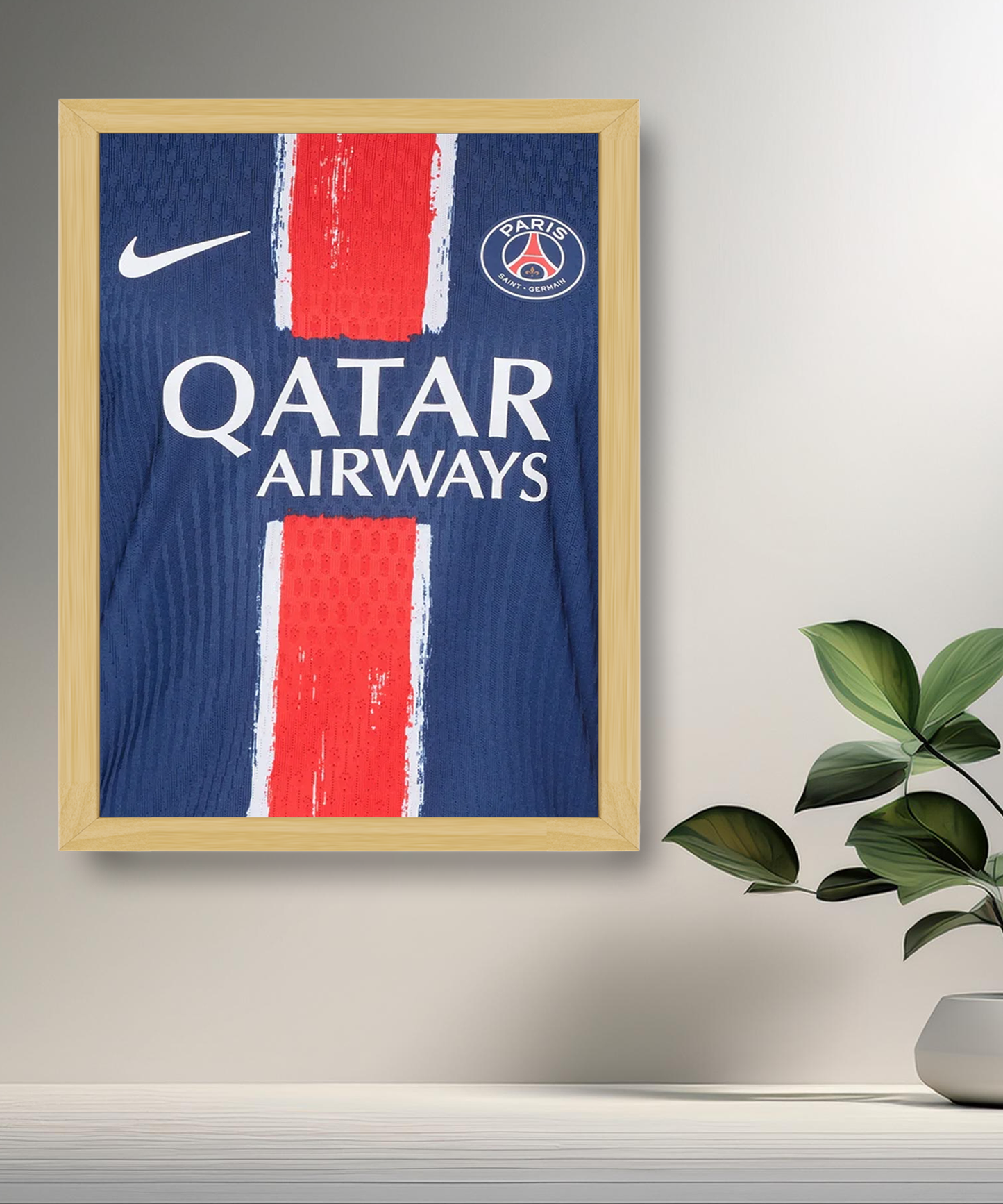 PSG-Heimtrikot-Fotorahmen 2025