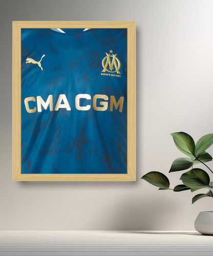 Cadre photo Maillot extérieur Olympique de Marseille