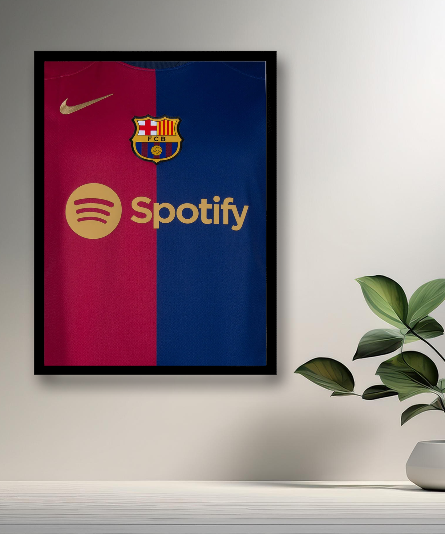 FC Barcelona 2025 Trikot-Fotorahmen