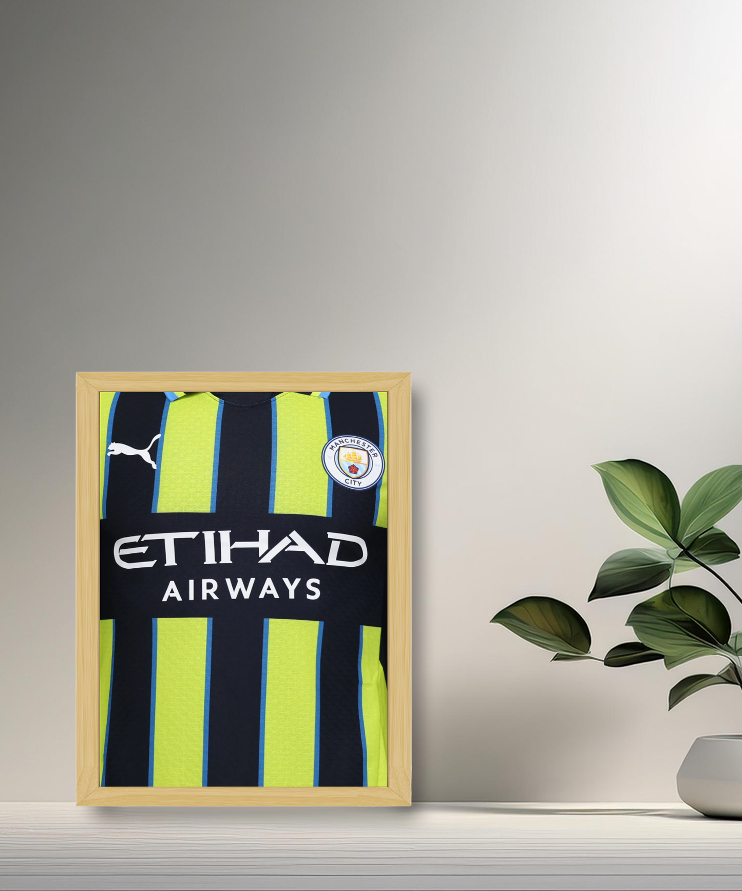 Cadre photo Maillot de Manchester City extérieur