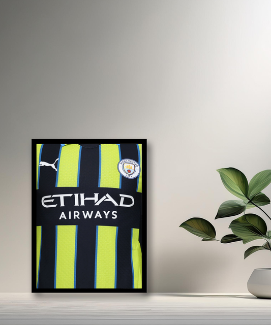 Cadre photo Maillot de Manchester City extérieur