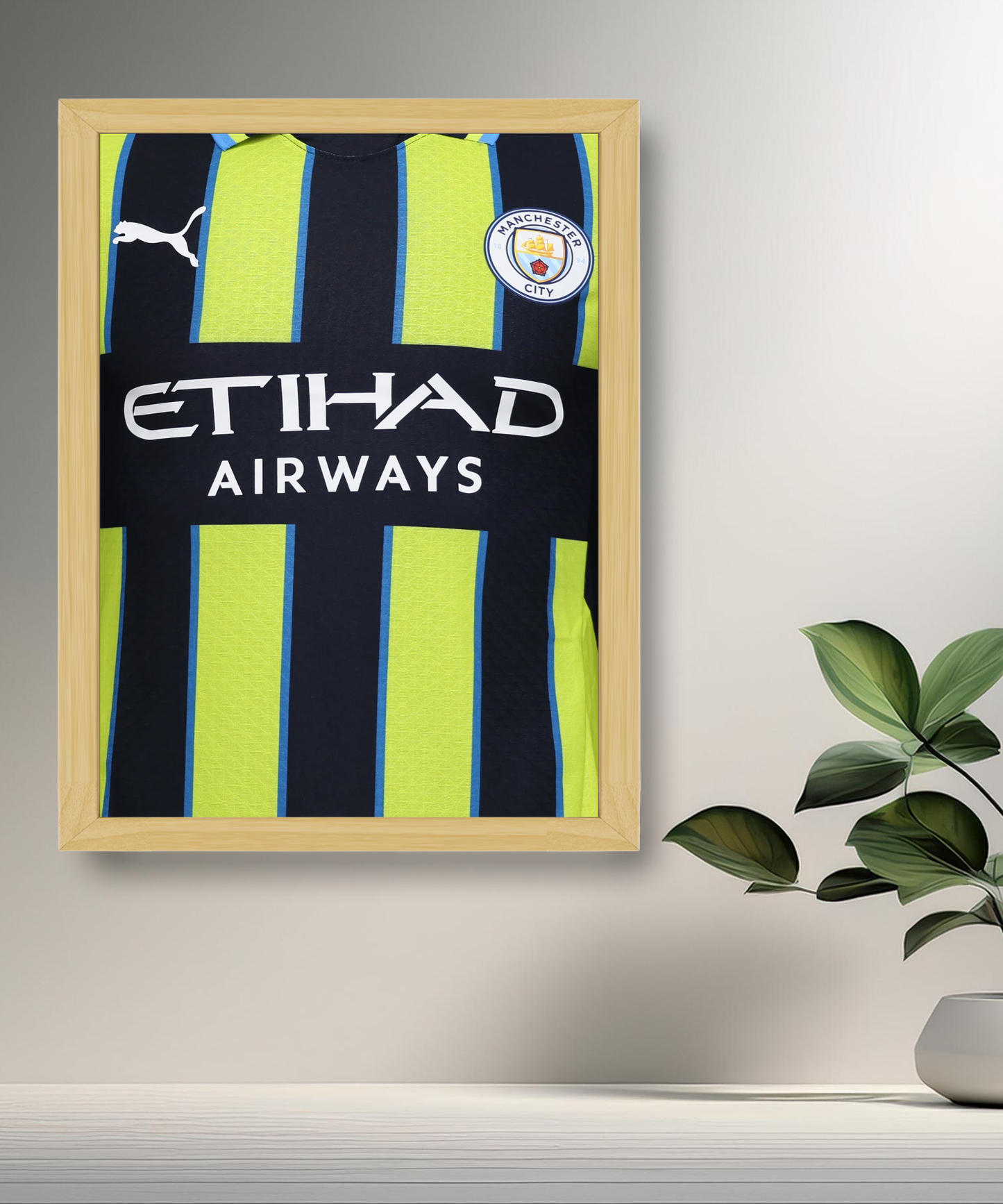 Cadre photo Maillot de Manchester City extérieur
