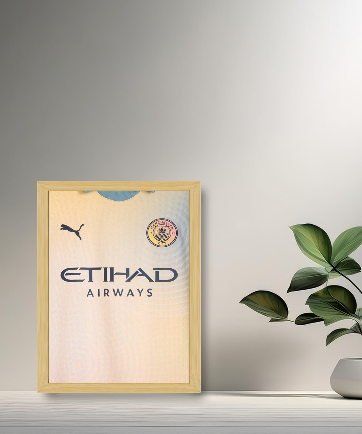 Cadre photo Maillot de Manchester City Fourth