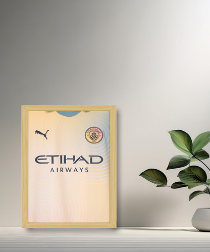 Cadre photo Maillot de Manchester City Fourth