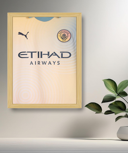 Cadre photo Maillot de Manchester City Fourth