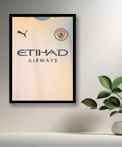 Cadre photo Maillot de Manchester City Fourth