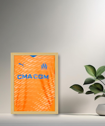 Cadre photo Maillot third Olympique de Marseille