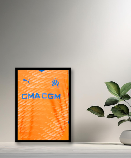 Cadre photo Maillot third Olympique de Marseille