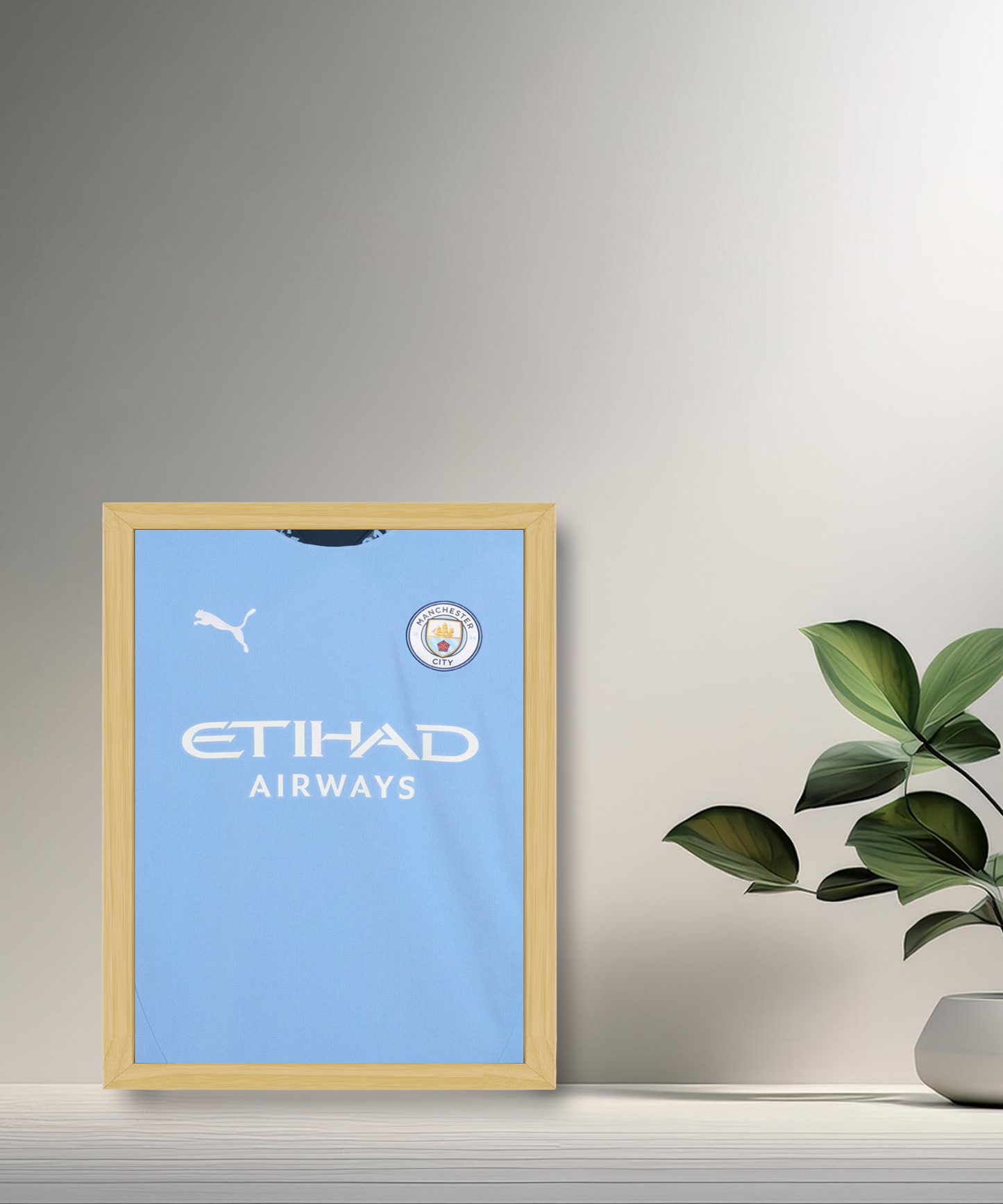 Cadre photo Maillot de Manchester City domicile
