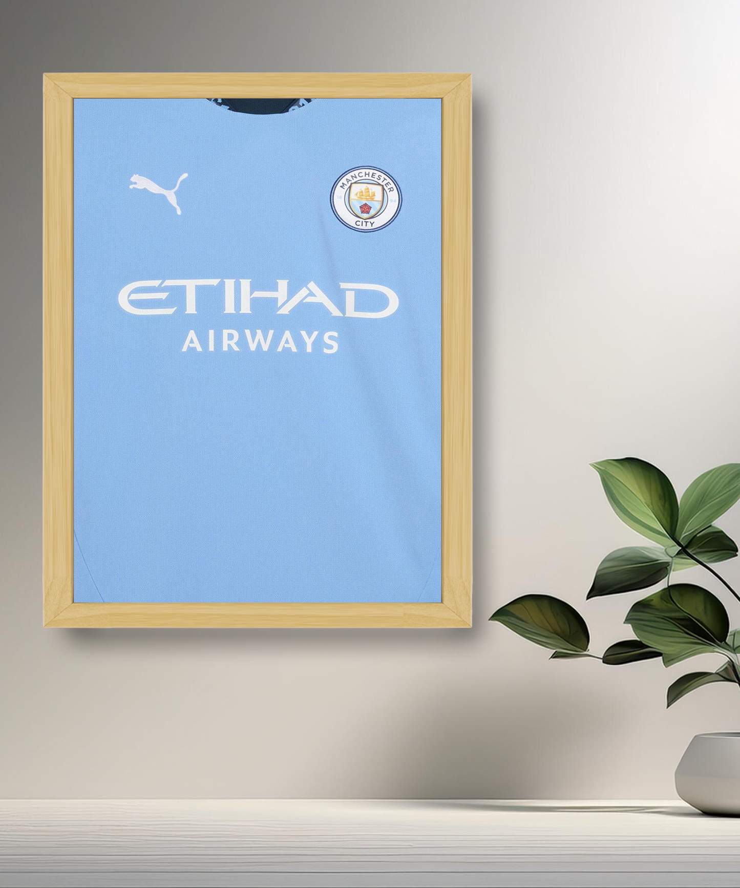 Cadre photo Maillot de Manchester City domicile