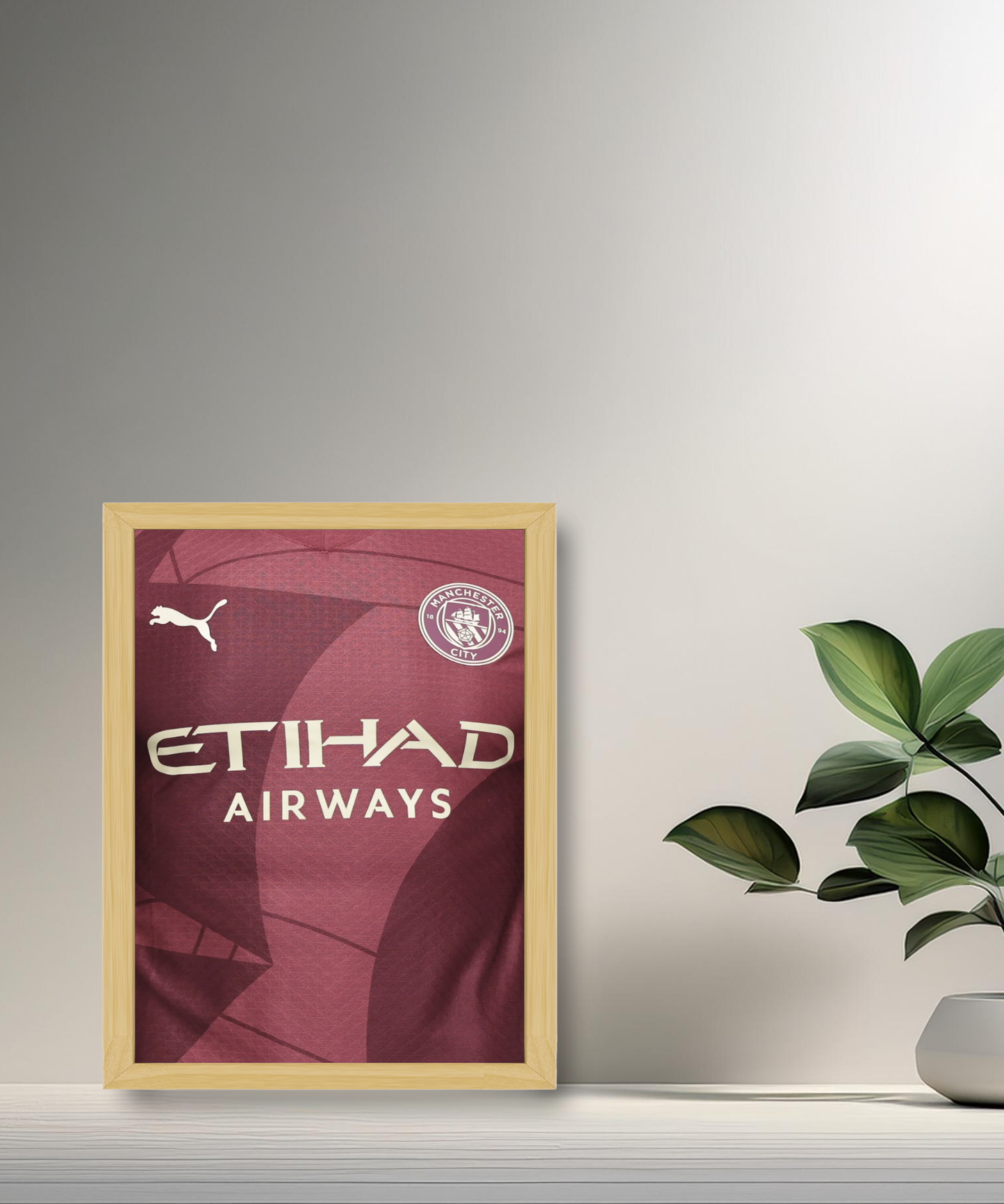 Cadre photo Maillot de Manchester City Third