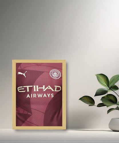 Cadre photo Maillot de Manchester City Third