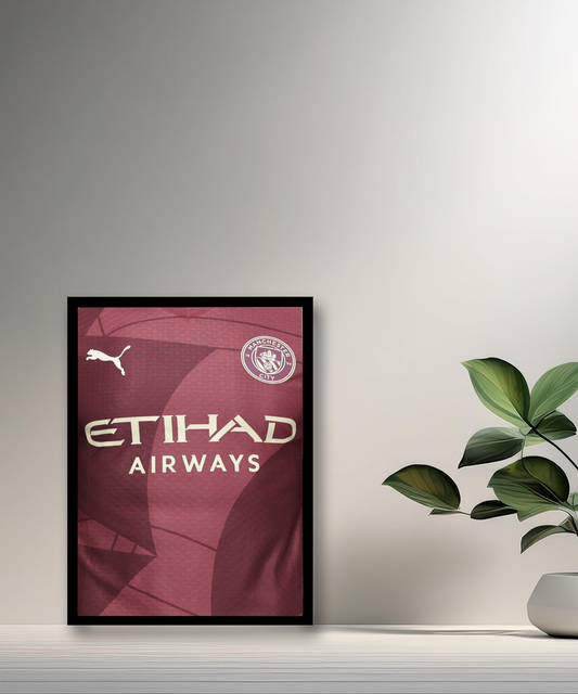 Cadre photo Maillot de Manchester City Third