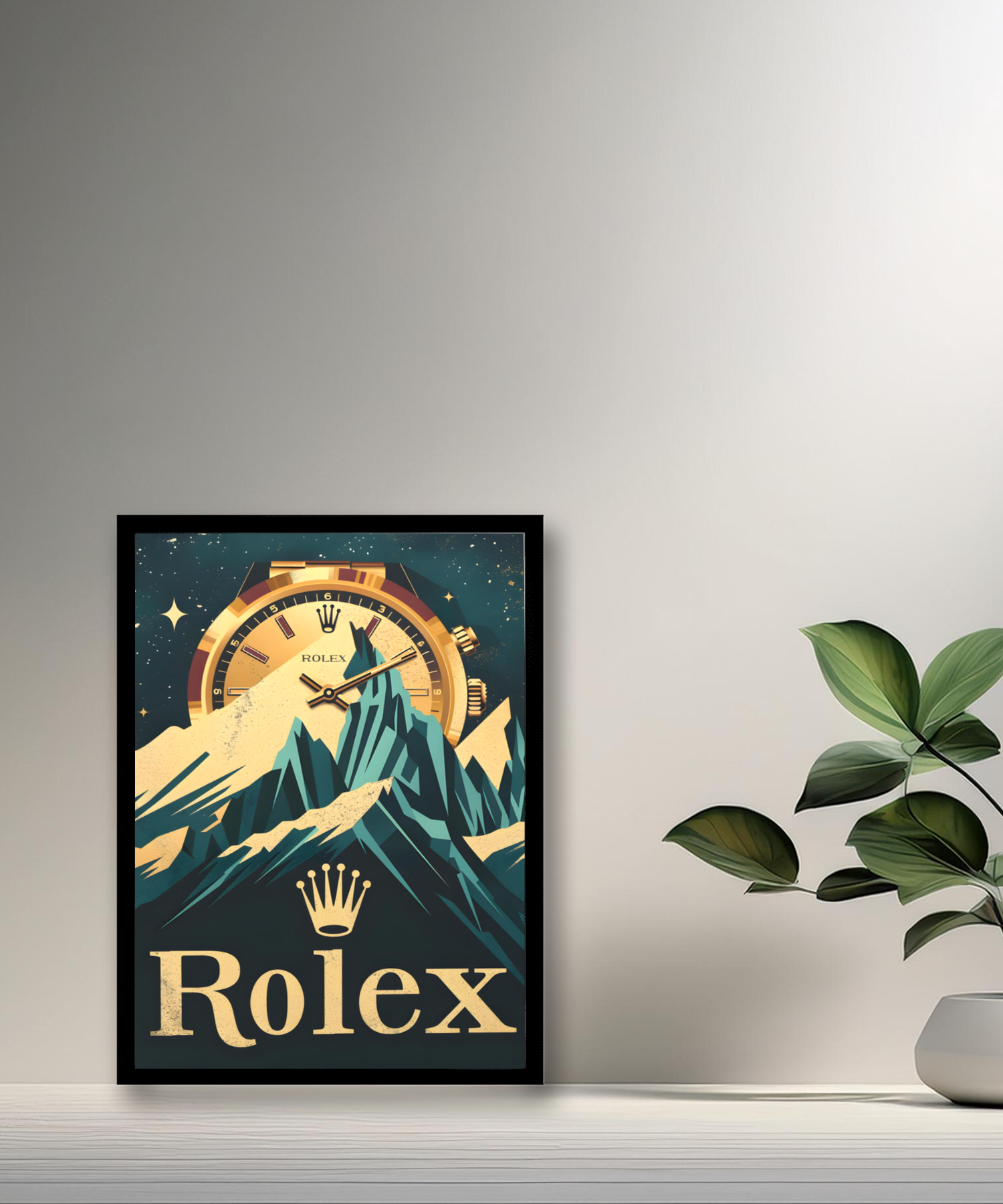 Cadre photo Rolex illustration