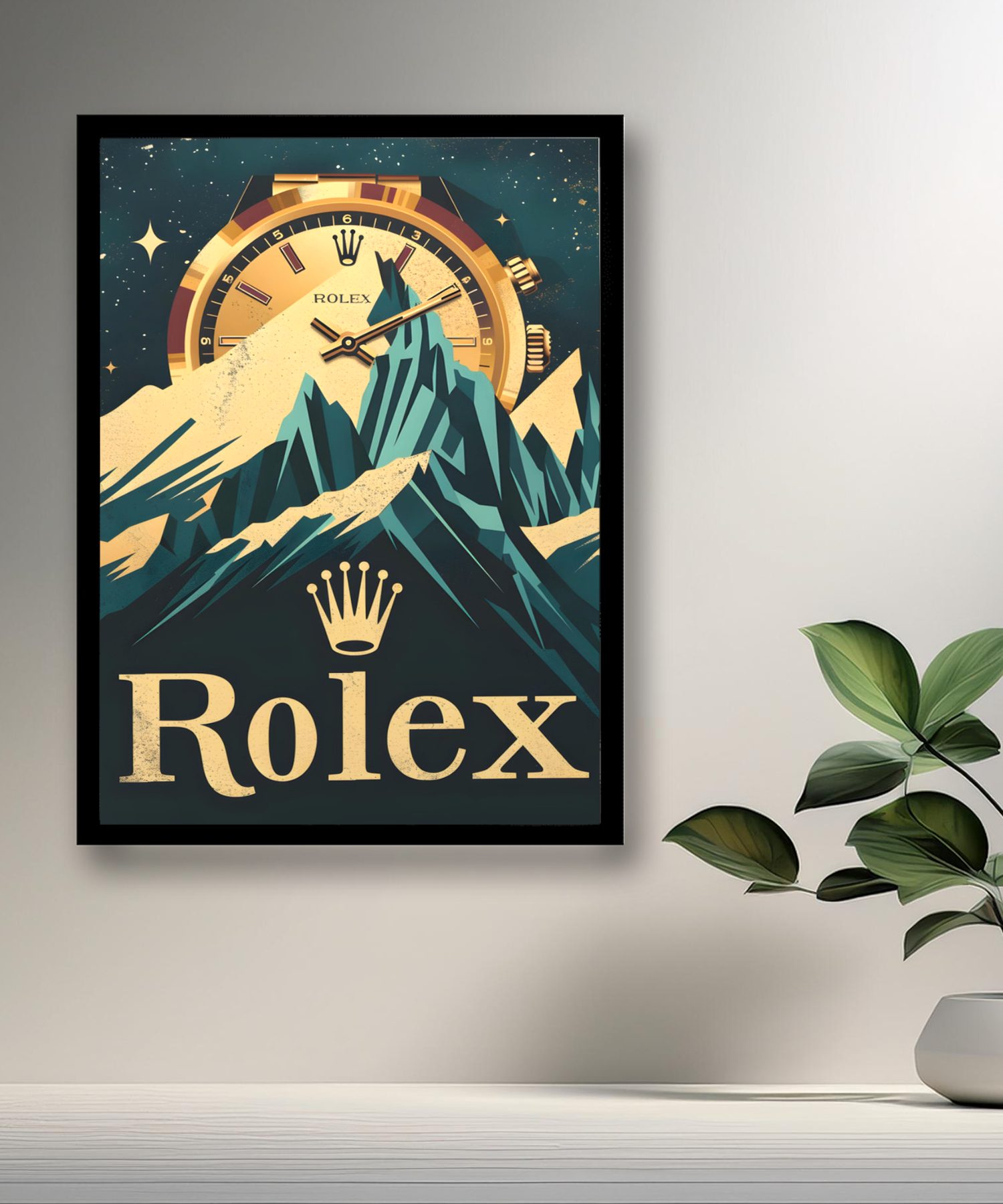 Cadre photo Rolex illustration