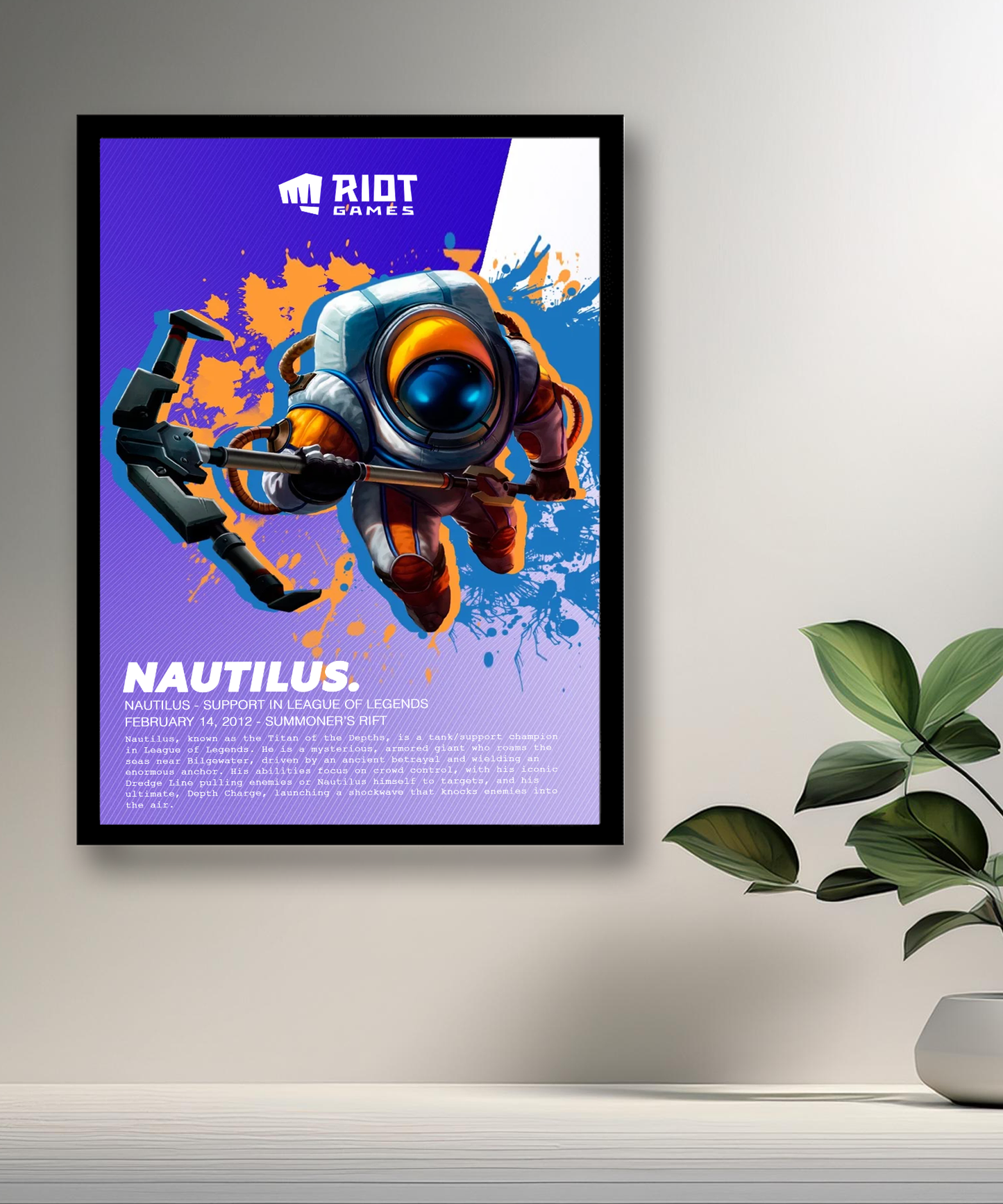 Nautilus League of Legends-Fotorahmen